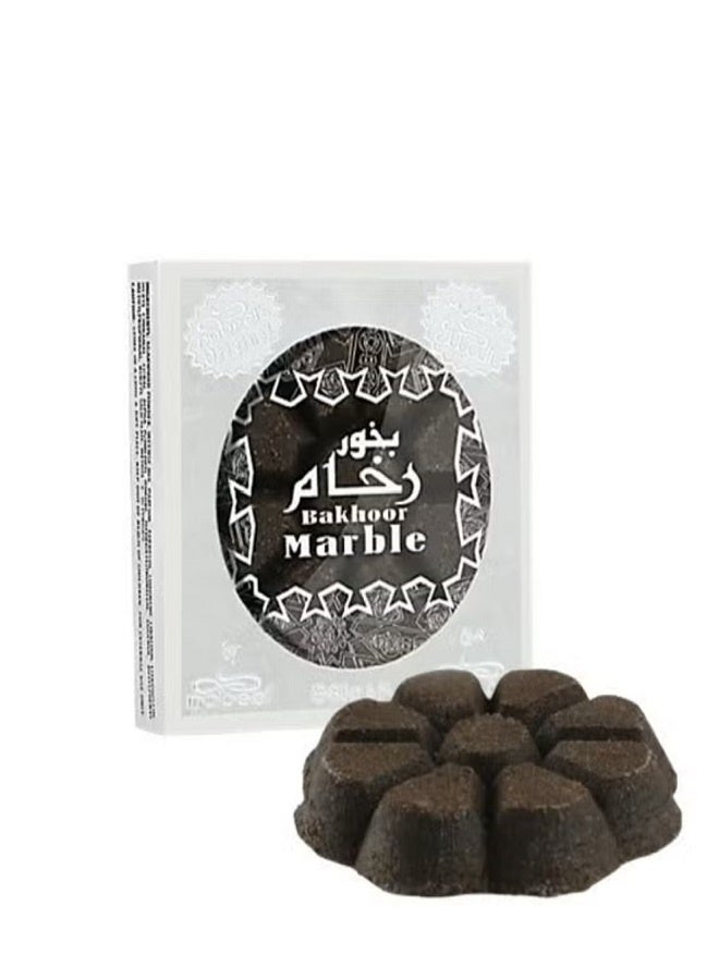 Nabeel 3 Pcs Nabeel Bakhoor Marble 30 GMS Luxury Arabic Incense with Deep Oudh Aroma for a Royal Home Ambience - Image 2